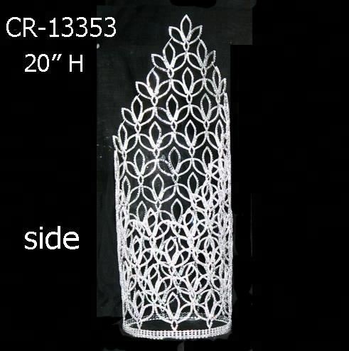 Didelės karūnos 20 colių konkursų visos apvalios karūnos